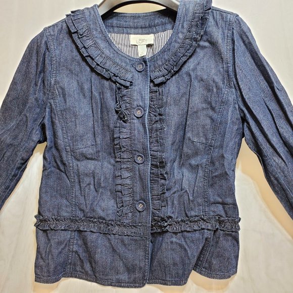 Ladies Denim Jacket Vintage Size 12 - Picture 2 of 12